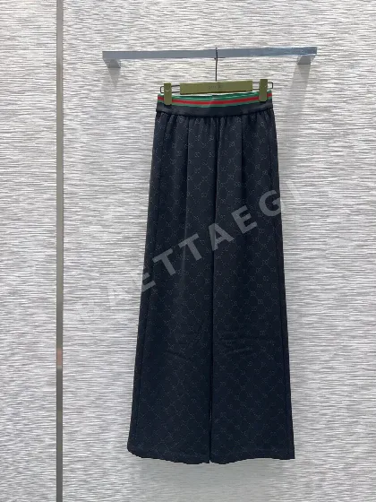 구찌 여성 린넨 롱팬츠