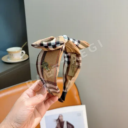 버버리 클래식 원단 헤드밴드 184932