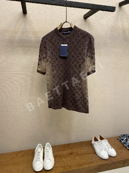 루이비통 모노그램 자카드 반팔 크루넥 티셔츠 2152