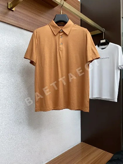 로로피아나 클래식 카라 반팔 폴로셔츠 1328