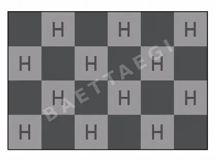 에르메스 조각 벨벳 카페트 83667
