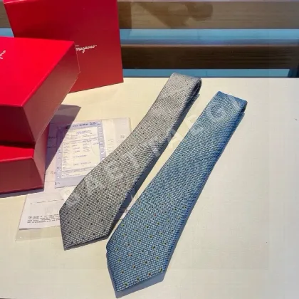 페레가모 트윌 실크 넥타이 112310