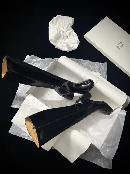 마르지엘라 플록 양털 롱 부츠 9097