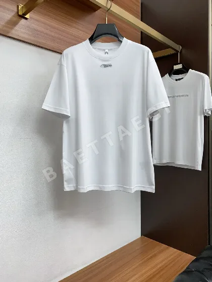 디올 머서라이즈드 코튼 반팔 티셔츠