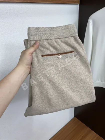 로로피아나 캐시미어 울 혼방 남성 스트레이트 바지 203828