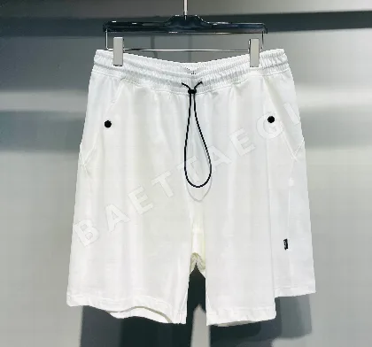 스톤아일랜드 컴퍼스 패치 프린트 고무 허리 남성 반바지 50889