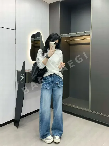 크롬하츠 더블포켓 스트레이트 레그 여성 바지 156699