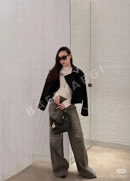디올 라펠 더블브레스트 울 코트 자켓 198124