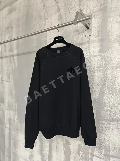 크롬하츠 스리플라워 플로키 크루넥 긴팔 티셔츠 179171