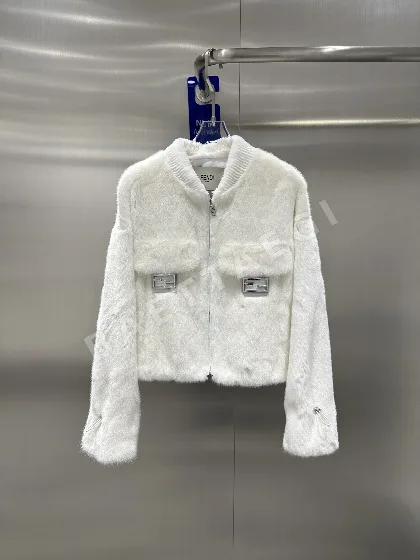 펜디 밍크 벨벳 자켓 208566