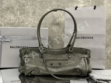 발렌시아가 그린 르 시티 이스트웨스트 숄더백 186681